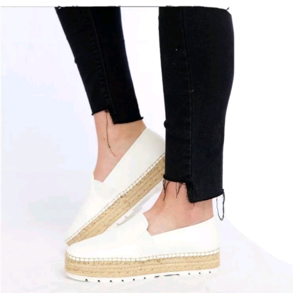 Circus by Sam Edelman Shoes - Circus by Sam Edelman White Platform Espadrilles size 8.5